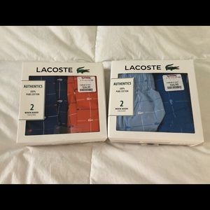 Men’s woven knit Lacoste boxers